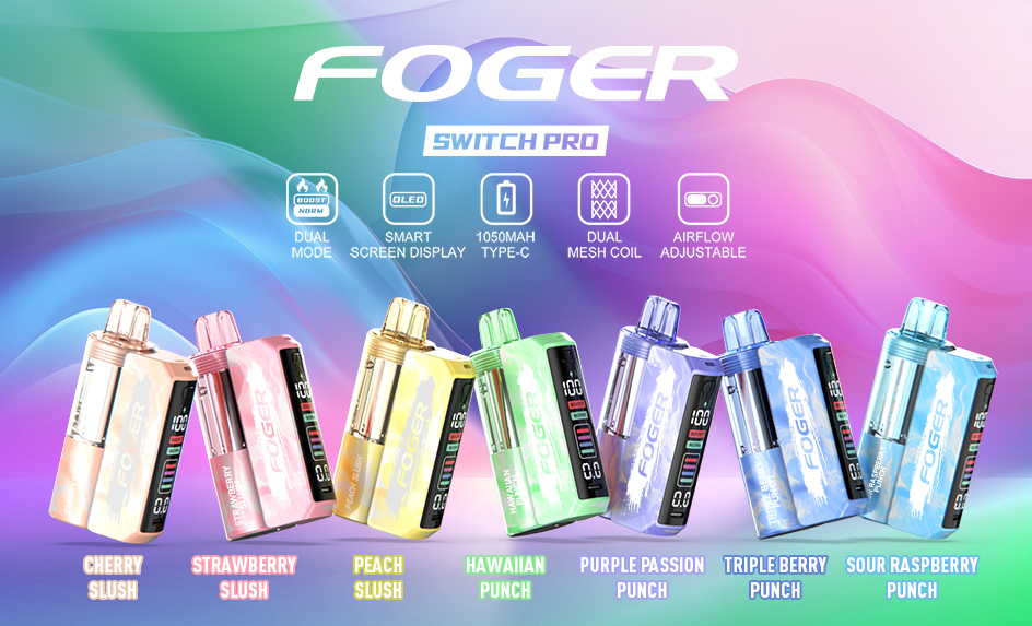 Foger Vape Refill & Pods — Switch Pro 30K Replacement Pods.